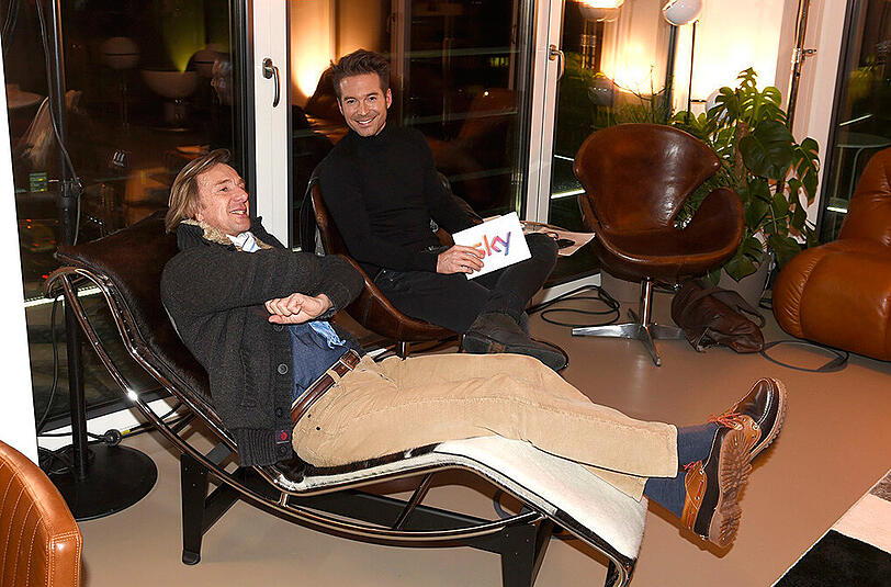 Radiomoderator Wolfgang Leikermoser und Sky-Moderator Sebastian Höffner.