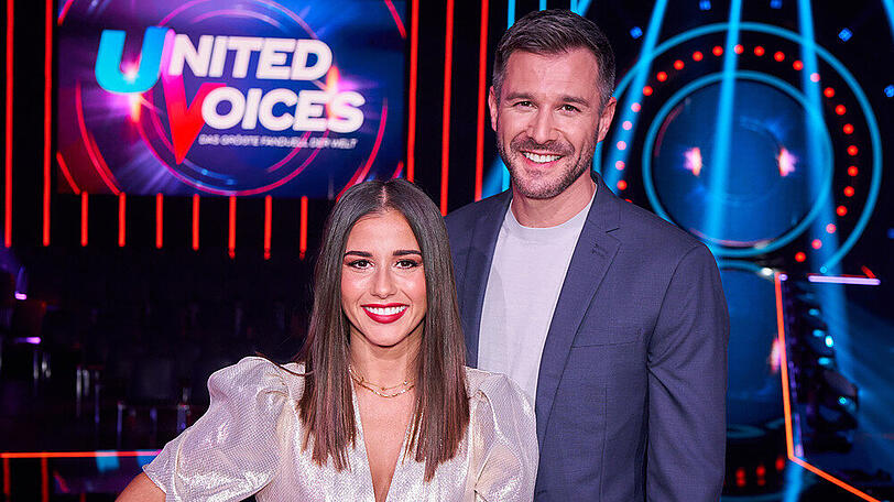 Sarah Lombardi und Jochen Schropp werden gemeinsam durch die TV-Show "United Voices" führen