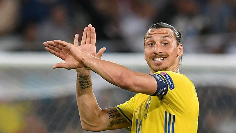 Schwedischer Superstar: Zlatan Ibrahimovic. Schwedischer Superstar: Zlatan Ibrahimovic.