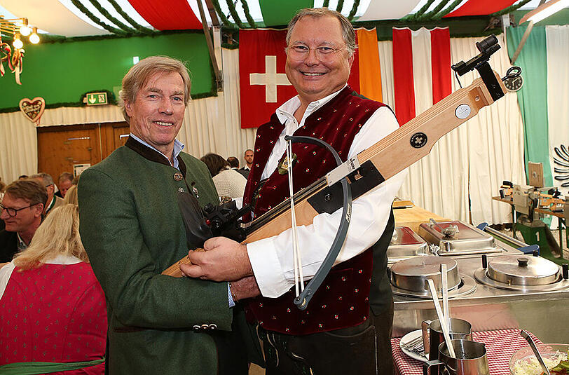 Prinz Leopold von Bayern und Stephan Heller