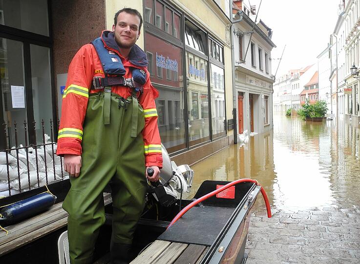 Jetzt hat es Dresden erwischt: Der Pegel der Elbe ist stark gestiegen. Sehen sie hier die Bilder.