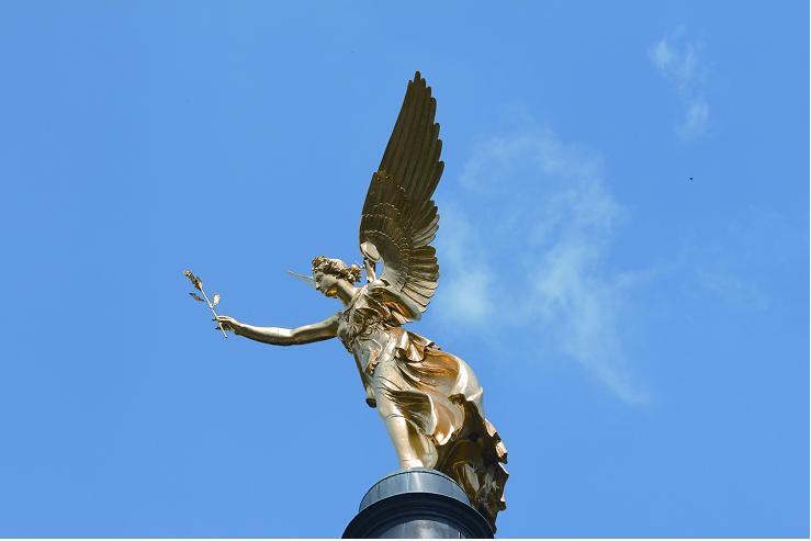 Den kennt jeder: Der Friedensengel dürfte wohl der Promi unter den Münchner Engeln sein.
