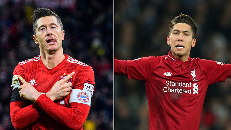 Robert Lewandowski (30) &ndash; Roberto Firmino (27) - Fuss: "Firmino ist extrem wichtig für das Offensiv-Konstrukt von Klopp. Torgefährlich, aber nicht in der Spitzenkategorie der Torjäger wie Lewandowski, mit die beste Nummer Neun der Welt. Für ihn bietet das Spiel die Herausforderung und Gelegenheit, es all seinen Kritikern zu beweisen. Die Chance ist groß, da die Innenverteidigung von Liverpool im Hinspiel nicht optimal besetzt ist." Meine Wertung geht an Lewy, Punkt für Bayern." Endstand: 6,0:5,0