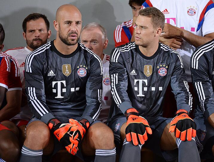 Bilder vom offiziellen Fototermin der Bayern.