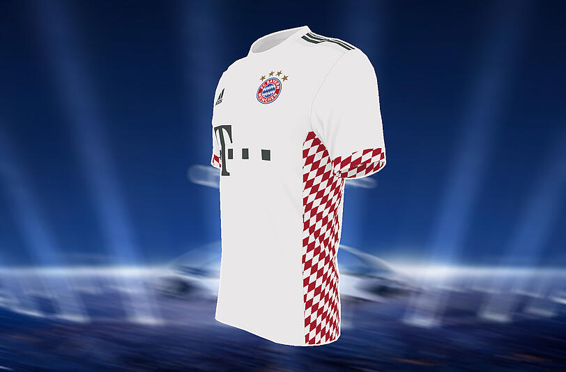 Fans entwerfen Designs für ein Bayern-Trikot: Eines dieser Leiberl wird das Champions-League-Trikot 2017/2018 des Rekordmeisters.