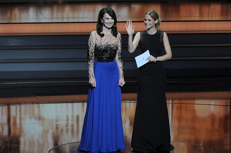 Mirjam Weichselbraun (r.) hat die Verleihung moderiert.