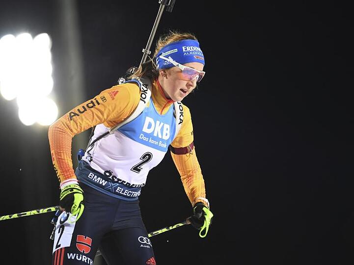 Zeigte gute Ansätze beim Biathlon-Weltcup in Östersund: Franziska Preuß.