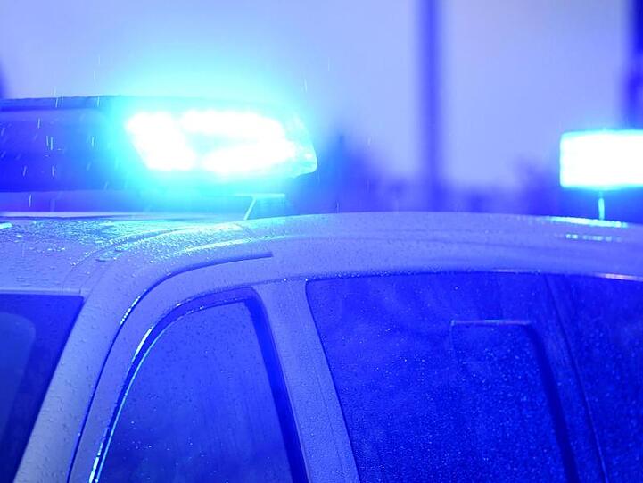 Ein Polizeiwagen mit eingeschaltetem Blaulicht. Foto: Carsten Rehder/dpa/Archivbild
