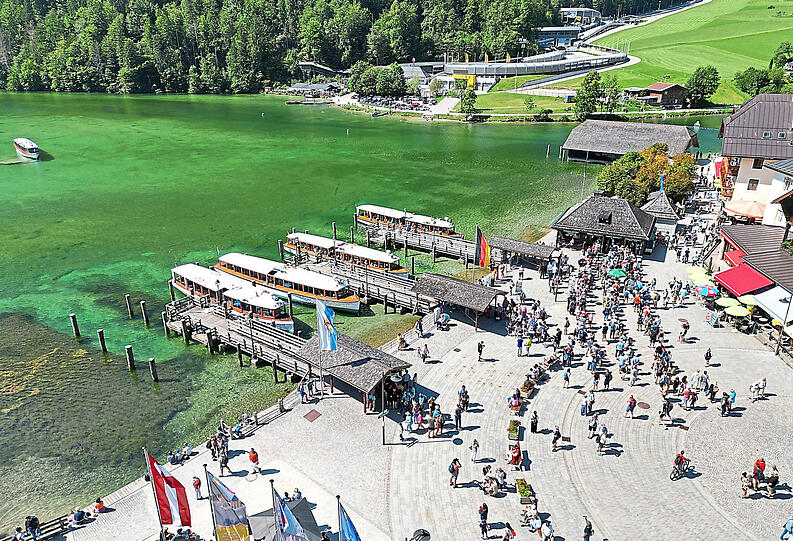 Ein Besuchermagnet: der Königssee. Unweit der viel besuchten Seelände des Königssees soll ein Hotelprojekt verwirklicht werden.
