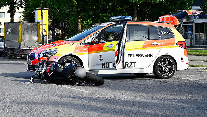 Der Unfall in der Kreillerstraße ging zum Glück glimpflich aus.