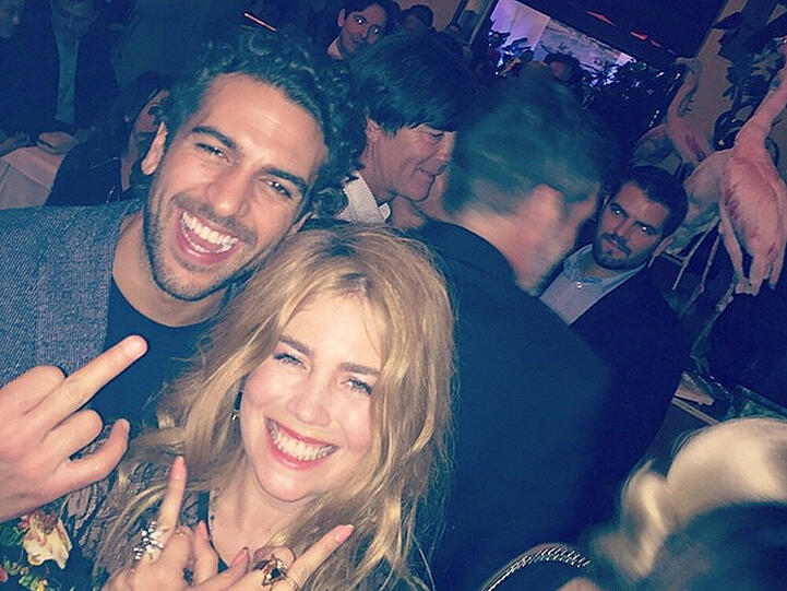 Elyas M'Barek und Palina Rojinski auf der "Place to B"-Party in Berlin