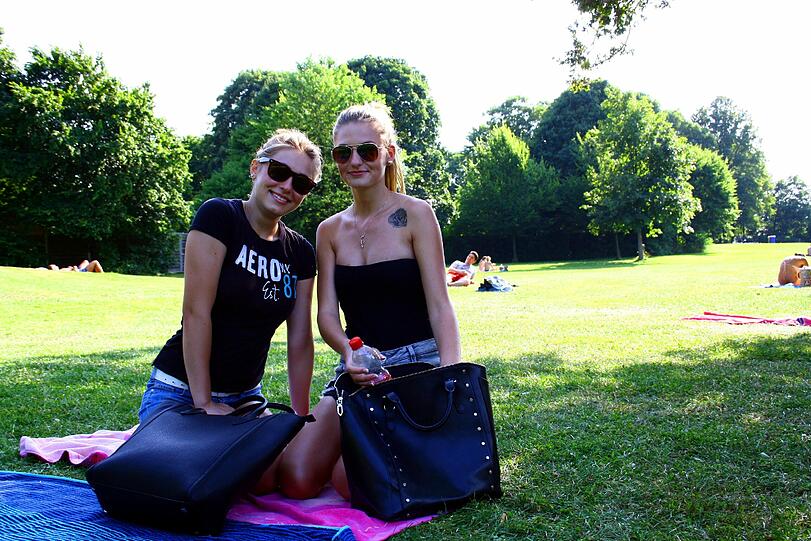Schön war's: Kathi und Verena in Aufbruchstimmung.