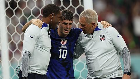 Christian Pulisic musste nach seinem Treffer verletzt ausgewechselt werden.