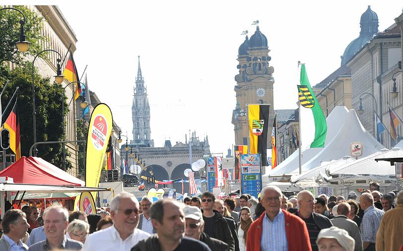 Einheitsfeier in München: Die Bilder vom Dienstag