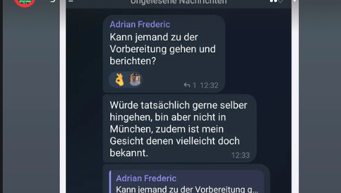In einem Chat rechtsextremer Burschenschafter wird dazu aufgerufen, ein Studierendentreffen auszukundschaften. In einem Chat rechtsextremer Burschenschafter wird dazu aufgerufen, ein Studierendentreffen auszukundschaften.