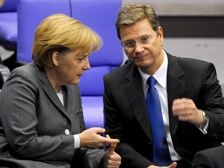 Bald Regierungspartner?- Merkel und Westerwelle