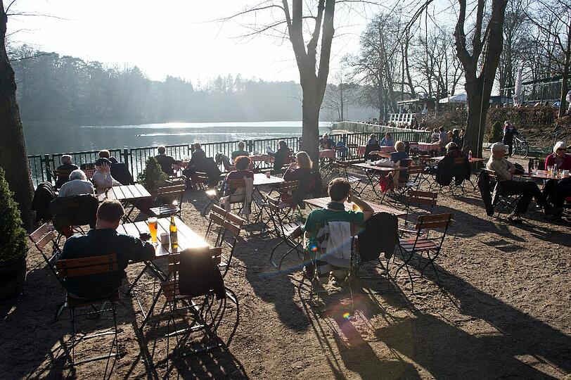 Auch viele Biergärten haben bereits geöffnet