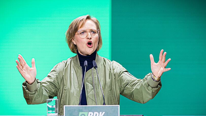 Grünen-Chefin Franziska Brantner wählte in Hannover ungewöhnlich deutliche Worte.