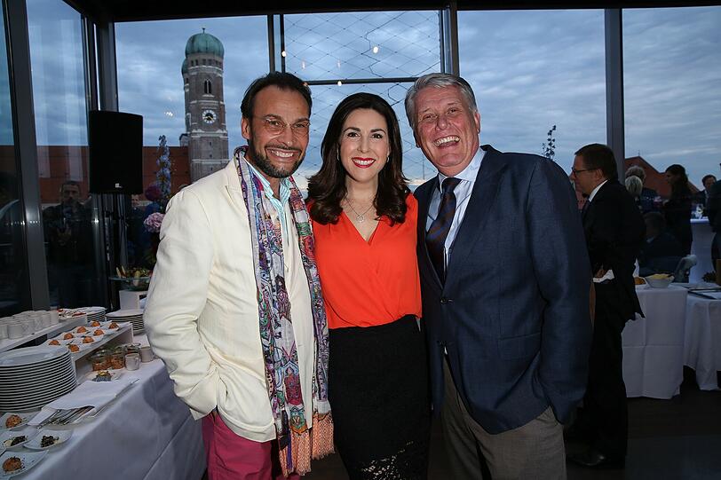 Alexander-Klaus Stecher mit Ehefrau Judith Williams und Ulrich Kowalewski