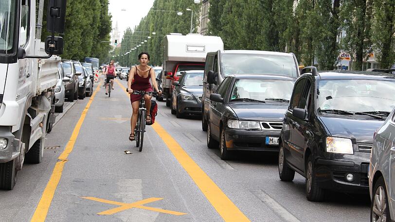 Lindwurmstraße Radweg 2012