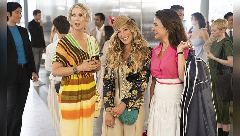 Cynthia Nixon, Sarah Jessica Parker und Kristin Davis (v.l.) in "And Just Like That...".
