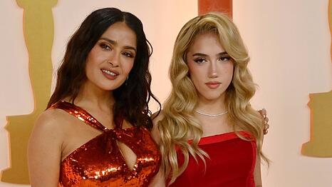 Salma Hayek und Valentina Paloma Pinault im Jahr 2023.