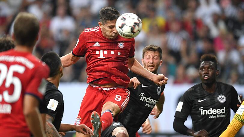 ROBERT LEWANDOWSKI - NOTE 1: Der Mittelstürmer mit perfektem Quoten-Abend. Zwei Kopfball-Chancen, zwei Treffer. Dann noch das 3:0 per Linksschuss. Ihn &ndash; und nicht den Rückrunden-Lewy &ndash; braucht Bayern. War völlig angefressen nach den ständigen (Ellbogen-)Attacken von Eintracht-Kapitän Abraham.
