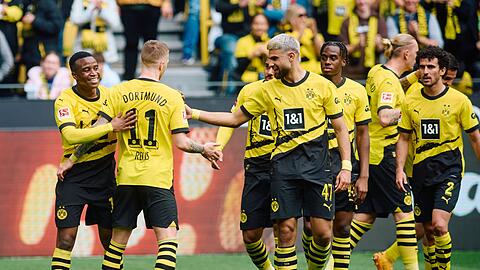 Der BVB setzte sich auch mit einer runderneuerten Startformation deutlich gegen Augsburg durch.