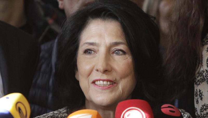 Salome Surabischwili wird neue Präsidentin von Georgien. Salome Surabischwili wird neue Präsidentin von Georgien.