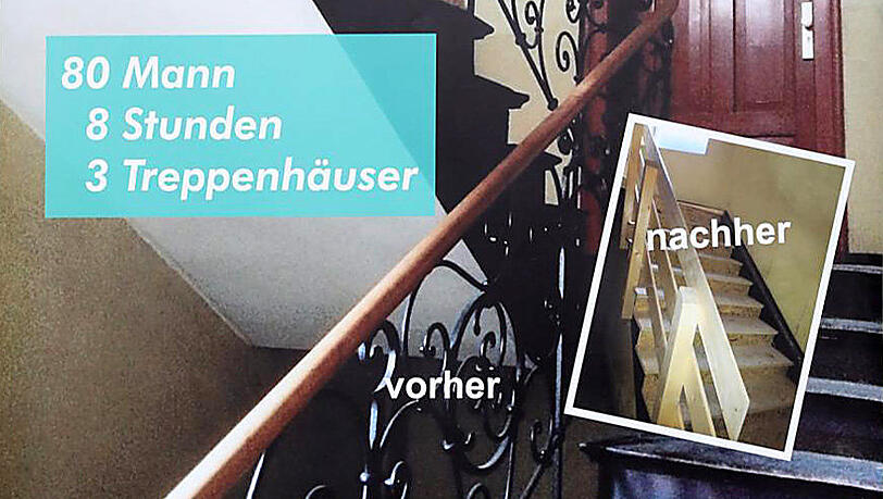 Plakat der Protestaktion Plakat der Protestaktion