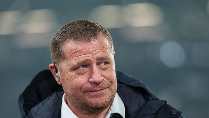 Max Eberl ist froh, dass Harry Kane wieder dabei ist. (Archivbild)