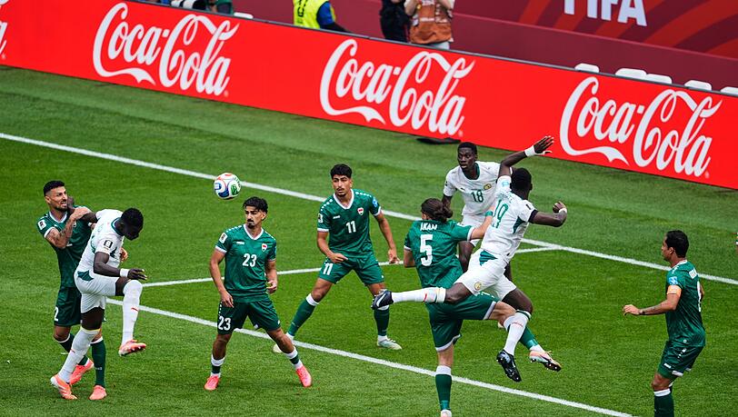 Abdoulaye Seck erzielte die fr&uuml;he F&uuml;hrung f&uuml;r Senegal.