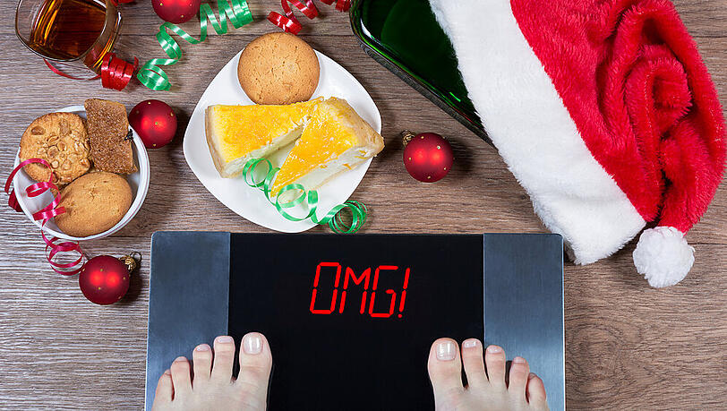 Weg mit den Weihnachtspfunden! Weg mit den Weihnachtspfunden!