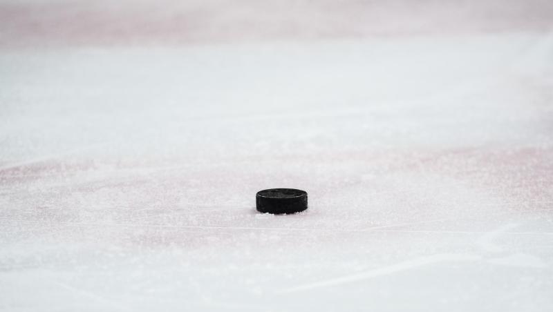 Der Puck liegt auf dem Eis. Foto: Bernd Thissen/Archivbild Der Puck liegt auf dem Eis. Foto: Bernd Thissen/Archivbild