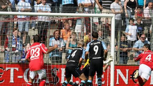 Das war der Anfang vom Ende: Marinko Miletic trifft zum 1:0 für Ahlen gegen 1860 Das war der Anfang vom Ende: Marinko Miletic trifft zum 1:0 für Ahlen gegen 1860