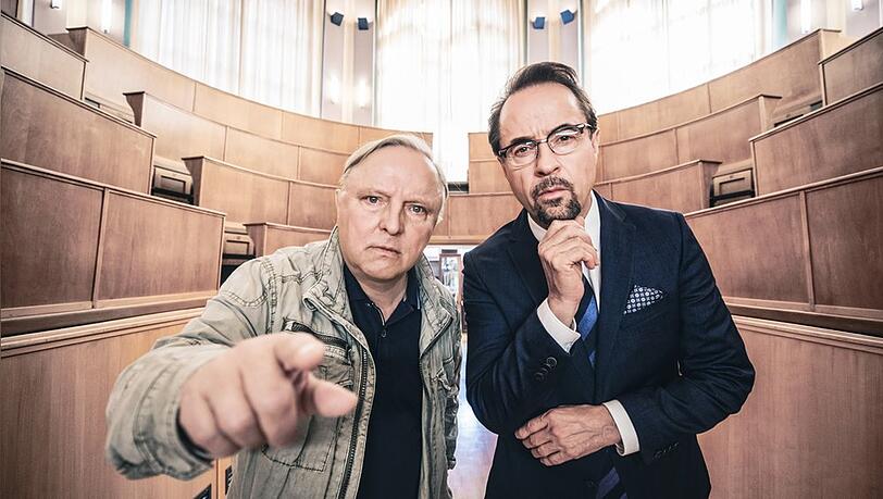 "Tatort: Fiderallala": Frank Thiel (Axel Prahl) und Professor Karl-Friedrich Boerne (Jan Josef Liefers) werden mit einem neuen Fall konfrontiert.