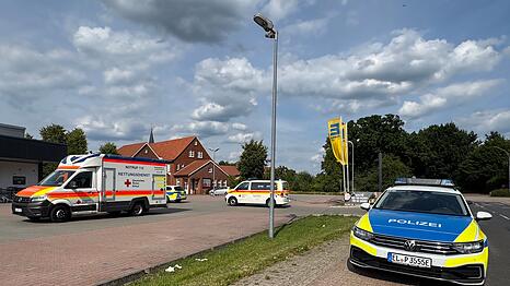 Im Stadtgebiet von Geeste lief nach der Gewalttat ein größerer Polizeieinsatz.