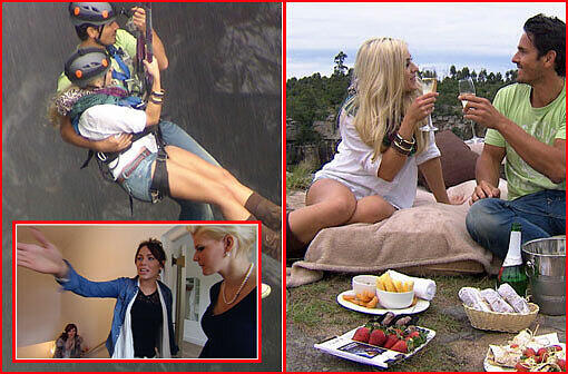 Zweite Sendung "The Bachelor": Katie hat zwar Panik vor der Riesenschaukel - überwindet sich aber dann doch. Belohnt wird sie mit einem romantischen Picknick mit dem Bachelor. Außerdem gibt's traditionellerweise Ärger bei der Zimmerverteilung in der Villa. Die neuen Bilder...
