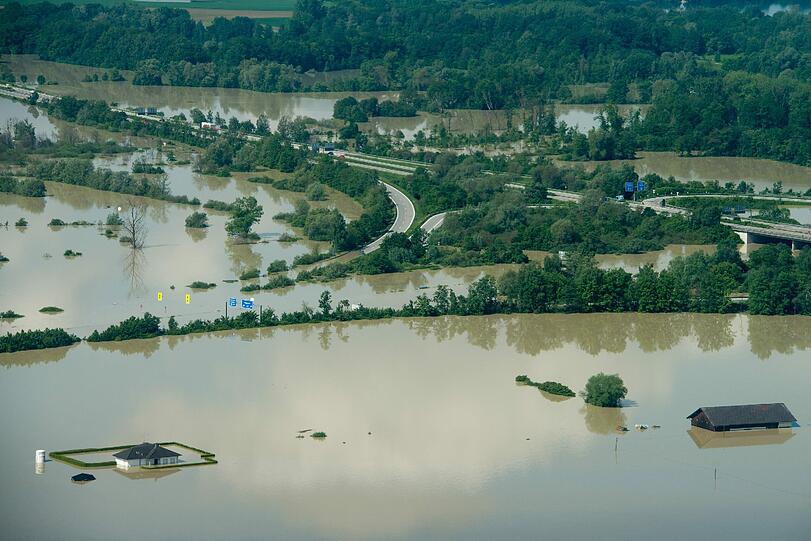 Aktuelle Bilder vom Hochwasser aus Deggendorf: Die Lage ist noch immer ernst.