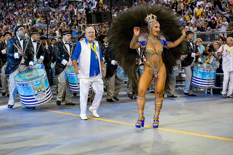Heiße Rhythmen, heiße Tänze: Die besten Bilder vom Karneval im Sambodromo in Rio.