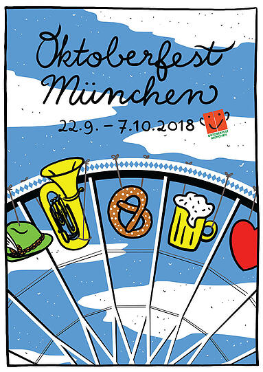 Oktoberfest-Plakat-Entwurf.