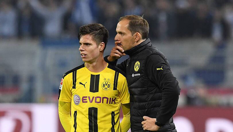 Thomas Tuchel galt als größer Förderer von Julian Weigl (li.) bei Borussia Dortmund.