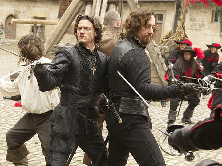 Immer Stress mit den Truppen des Kardinals Richelieu: D'Artagnan und die drei Musketiere