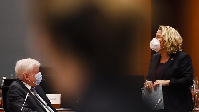 Sie haben noch einiges zu klären: Umweltministerin Svenja Schulze (SPD) und Innenminister Horst Seehofer (CSU), die beide dem Klimakabinett der Regierung angehören.