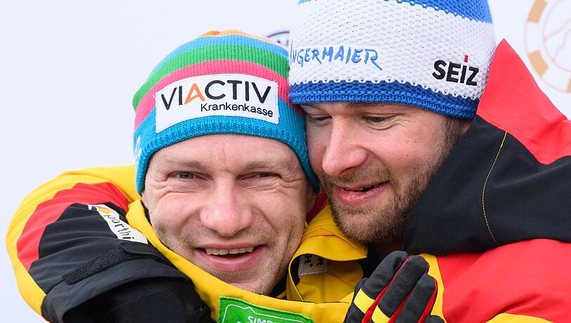 Zwischen Francesco Friedrich (links) und Johannes Lochner herrscht neuerdings Stunk.