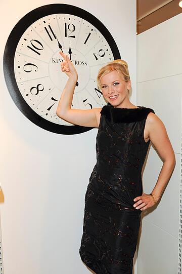Eva Habermann gefällt das Interieur der neuen Schranne.