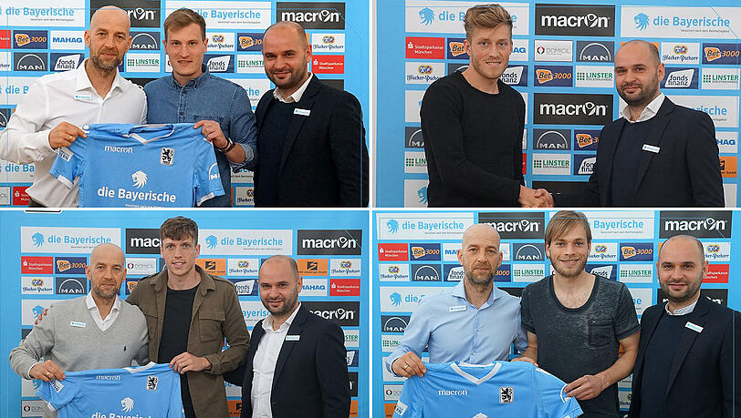 Vier neue Löwen: Am Mittwoch hat der TSV 1860 die Verpflichtung von vier neuen Spielern bekanntgegeben. Vier neue Löwen: Am Mittwoch hat der TSV 1860 die Verpflichtung von vier neuen Spielern bekanntgegeben.