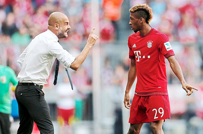 Der selbsternannte Unterschiedmacher bei der Nachhilfestunde mit Pep Guardiola: Kingsley Coman.