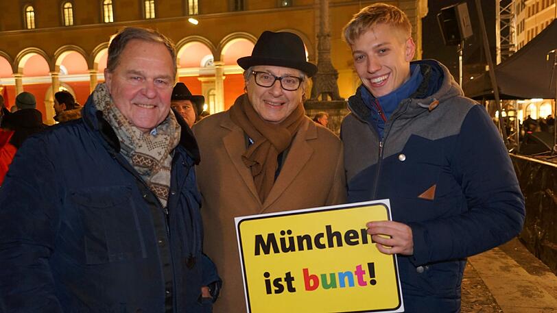 Sind auch dabei: Wolfgang Heubisch (FDP), Stadtrat Marian Offmann (CSU) und Dominik Krause (Grüne).