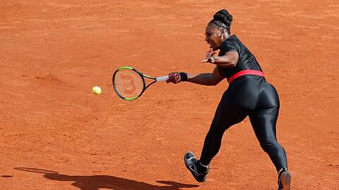 Serena Williams in Aktion.